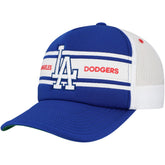 Royal Los Angeles Dodgers Sideline Trucker Adjustable Hat