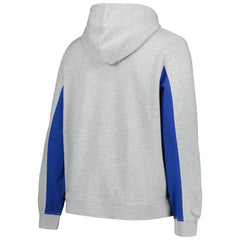 Heather Gray Los Angeles Dodgers Profile Women's Plus Size Pullover Jersey Hoodie