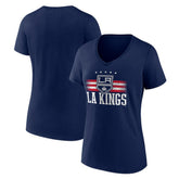 NHL Los Angeles Kings Women's Americana Team V-Neck T-Shirt