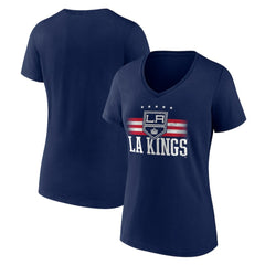 NHL Los Angeles Kings Women's Americana Team V-Neck T-Shirt