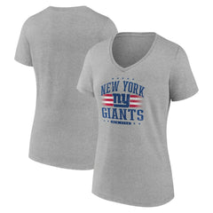 Women's Americana Team V-Neck T-Shirt - New York Giants T-shirts