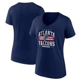 Women's Americana Team V-Neck T-Shirt - Atlanta Falcons T-shirts