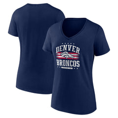 Women's Americana Team V-Neck T-Shirt - Denver Broncos T-shirts