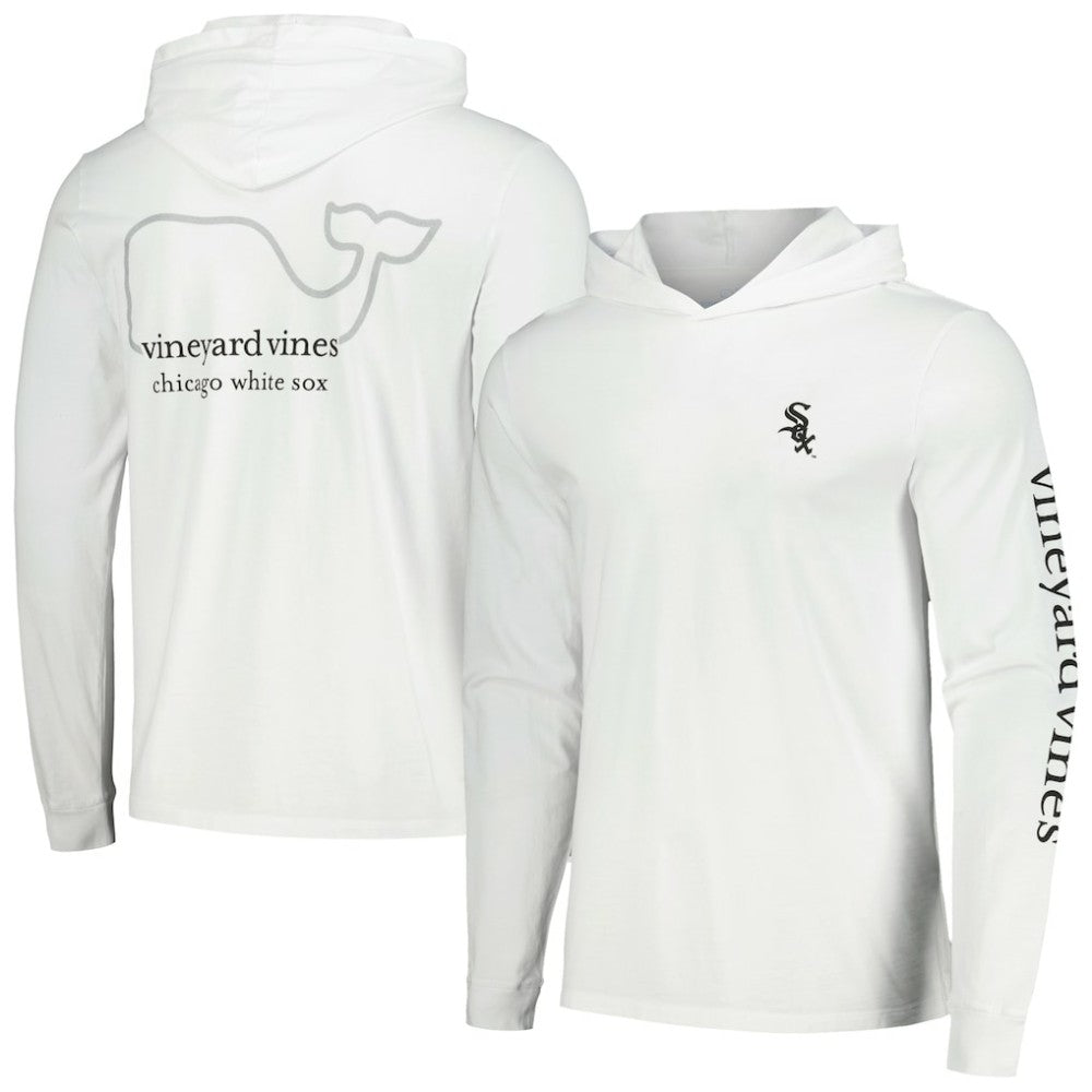 White Chicago White Sox Vineyard Vines Long Sleeve Hoodie T-Shirt
