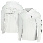 White Chicago White Sox Vineyard Vines Long Sleeve Hoodie T-Shirt
