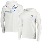 White Texas Rangers Vineyard Vines Long Sleeve Hoodie T-Shirt