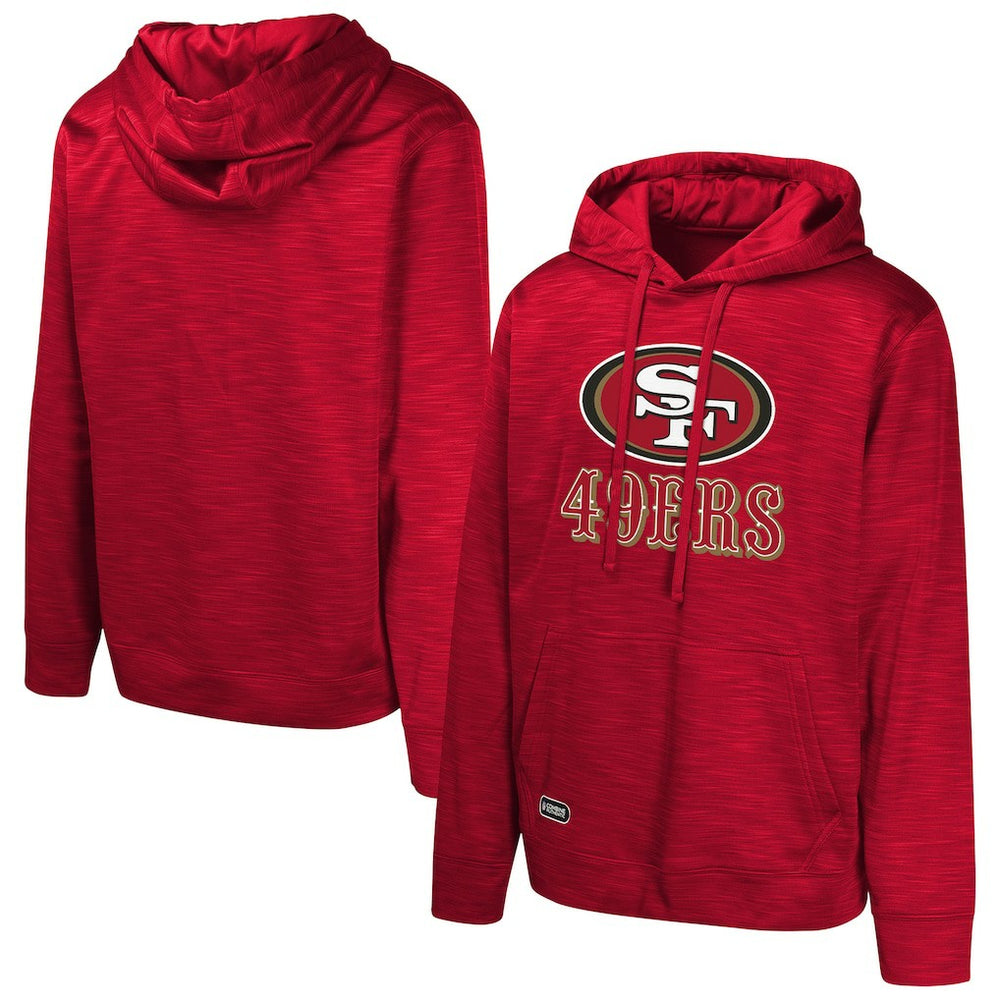 Streak Fleece Pullover Hoodie - San Francisco 49ers Hoodies