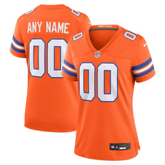 Women's Mile High Collection 1977 Throwback Custom Game Jersey - Denver Broncos Jerseys