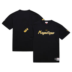 NHL Mario Lemieux Pittsburgh Penguins Mitchell & Ness Premium Nickname Vintage Logo T-Shirt