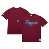 NHL Peter Forsberg Colorado Avalanche Mitchell & Ness Premium Nickname Vintage Logo T-Shirt