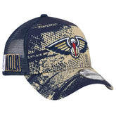 New Era New Orleans Pelicans Tip Off A-Frame Trucker 9FORTY Adjustable Hat
