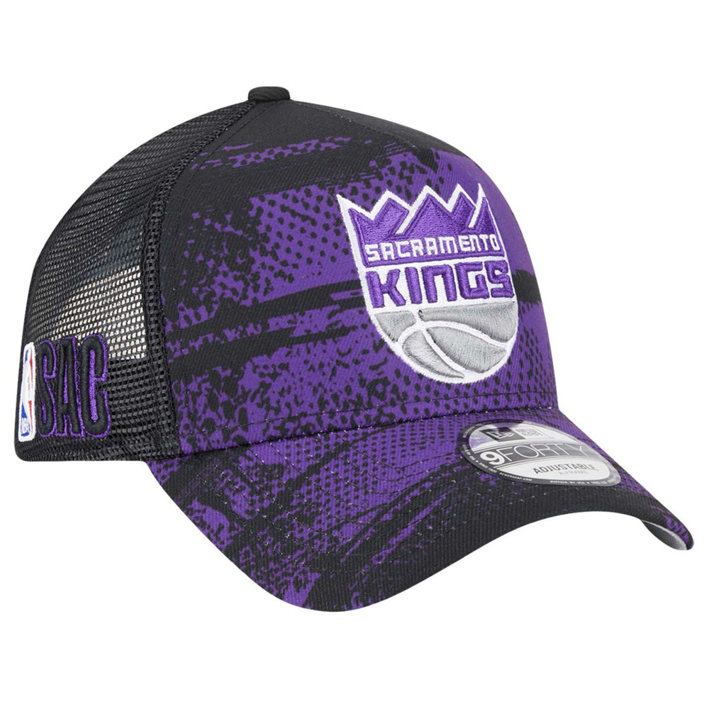 New Era Sacramento Kings Tip Off A-Frame Trucker 9FORTY Adjustable Hat