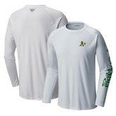 White Athletics Columbia Terminal Tackle Long Sleeve T-Shirt