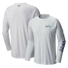 White Seattle Mariners Columbia Terminal Tackle Long Sleeve T-Shirt