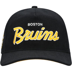 NHL Boston Bruins '47 Crosstown Corduroy Hitch Adjustable Hat