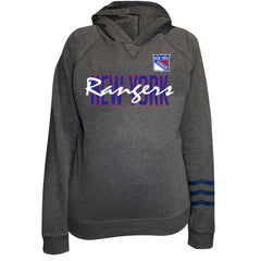 NHL New York Rangers Fanatics Women's Plus Size Lightweight Fleece Raglan Pullover Hoodie