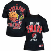 Portland Trail Blazers Hyperfly Unisex NBA x My Hero Academia All Might Smash T-Shirt