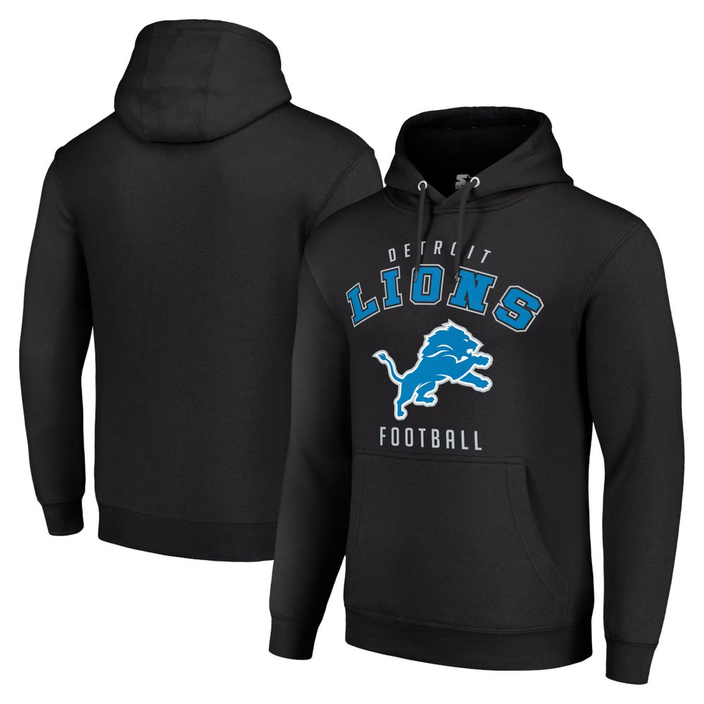 Starter Unisex Logo Pullover Hoodie - Detroit Lions Hoodies