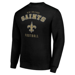Starter Team Logo Pullover Sweatshirt - New Orleans Saints Pullover