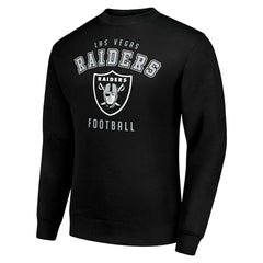 Starter Team Logo Pullover Sweatshirt - Las Vegas Raiders Pullover