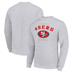 Starter Team Logo Pullover Sweatshirt - San Francisco 49ers Pullover