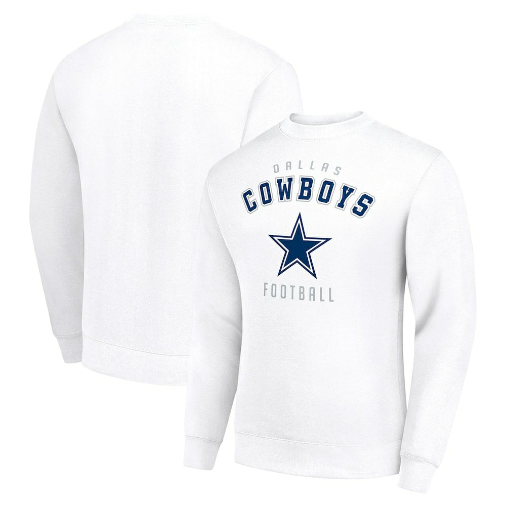 Starter Team Logo Pullover Sweatshirt - Dallas Cowboys Pullover