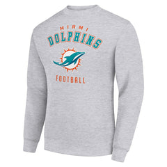 Starter Team Logo Pullover Sweatshirt - Miami Dolphins Pullover