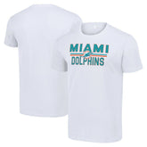 Starter Team Mesh Print Graphic T-Shirt - Miami Dolphins T-shirts
