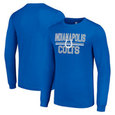 Starter Team Mesh Print Graphic Long Sleeve T-Shirt - Indianapolis Colts T-shirts
