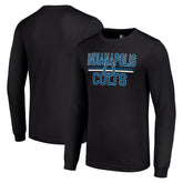 Starter Team Mesh Print Graphic Long Sleeve T-Shirt - Indianapolis Colts T-shirts