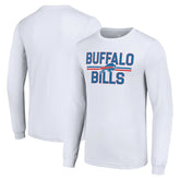 Starter Team Mesh Print Graphic Long Sleeve T-Shirt - Buffalo Bills T-shirts