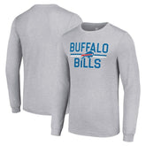 Starter Team Mesh Print Graphic Long Sleeve T-Shirt - Buffalo Bills T-shirts