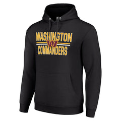 Starter Unisex Team Mesh Print Graphic Tri-Blend Pullover Hoodie - Washington Commanders Hoodies
