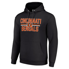 Starter Unisex Team Mesh Print Graphic Tri-Blend Pullover Hoodie - Cincinnati Bengals Hoodies