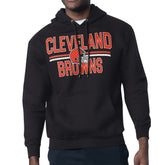 Starter Unisex Team Mesh Print Graphic Tri-Blend Pullover Hoodie - Cleveland Browns Hoodies