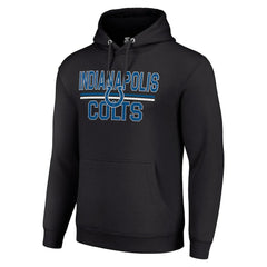 Starter Unisex Team Mesh Print Graphic Tri-Blend Pullover Hoodie - Indianapolis Colts Hoodies