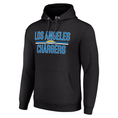 Starter Unisex Team Mesh Print Graphic Tri-Blend Pullover Hoodie - Los Angeles Chargers Hoodies