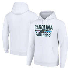 Starter Unisex Team Mesh Print Graphic Tri-Blend Pullover Hoodie - Carolina Panthers Hoodies