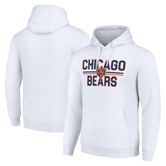 Starter Unisex Team Mesh Print Graphic Tri-Blend Pullover Hoodie - Chicago Bears Hoodies