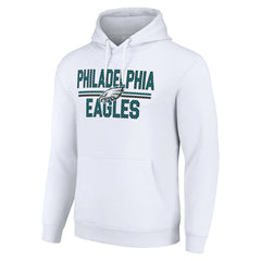 Starter Unisex Team Mesh Print Graphic Tri-Blend Pullover Hoodie - Philadelphia Eagles Hoodies