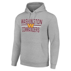 Starter Unisex Team Mesh Print Graphic Tri-Blend Pullover Hoodie - Washington Commanders Hoodies