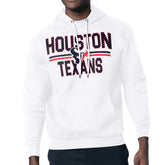 Starter Unisex Team Mesh Print Graphic Tri-Blend Pullover Hoodie - Houston Texans Hoodies