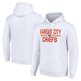 Starter Unisex Team Mesh Print Graphic Tri-Blend Pullover Hoodie - Kansas City Chiefs Hoodies