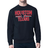 Starter Team Mesh Print Graphic Pullover Sweatshirt - Houston Texans Pullover
