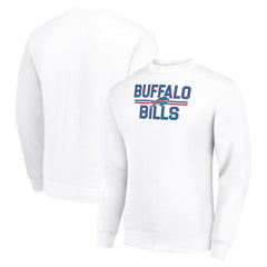 Starter Team Mesh Print Graphic Pullover Sweatshirt - Buffalo Bills Pullover