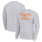 Starter Team Mesh Print Graphic Pullover Sweatshirt - Denver Broncos Pullover