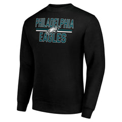 Starter Team Mesh Print Graphic Pullover Sweatshirt - Philadelphia Eagles Pullover