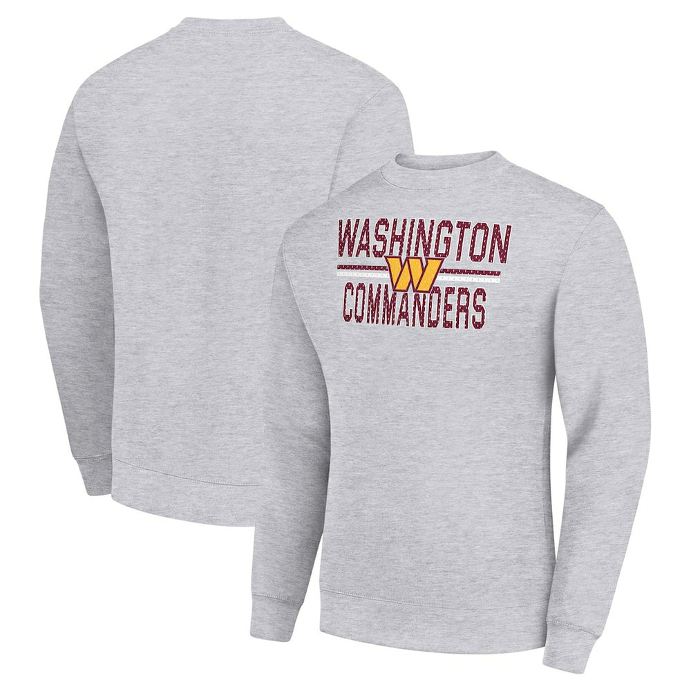 Starter Team Mesh Print Graphic Pullover Sweatshirt - Washington Commanders Pullover