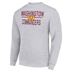 Starter Team Mesh Print Graphic Pullover Sweatshirt - Washington Commanders Pullover