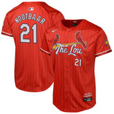 Red Lars Nootbaar St. Louis Cardinals Nike Youth 2024 City Connect Limited Player Jersey